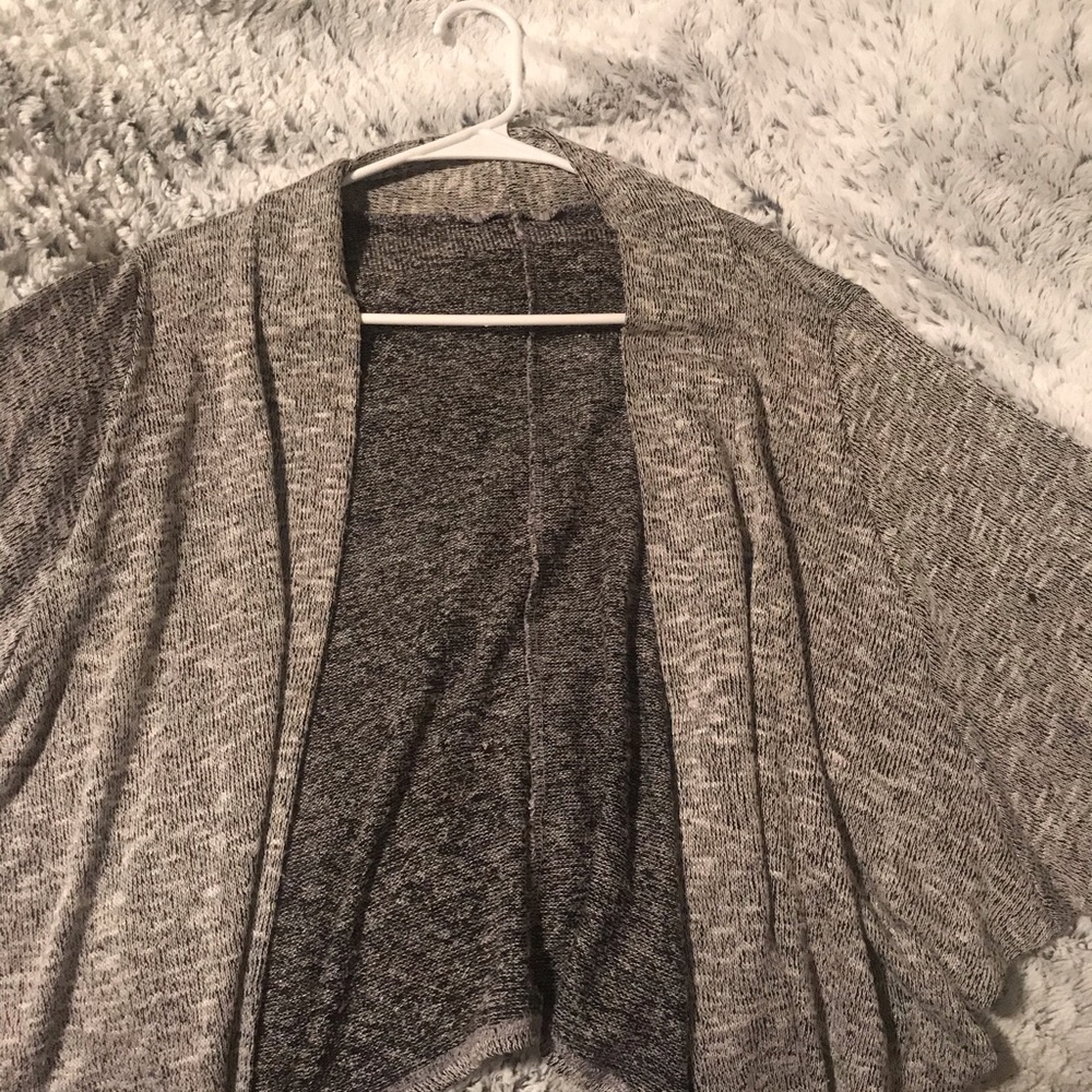 Grey cardigan